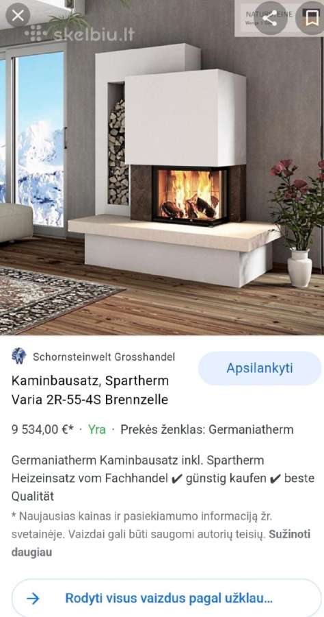 Parduodu židinį Sparterm Varia - nuotraukos Nr. 4