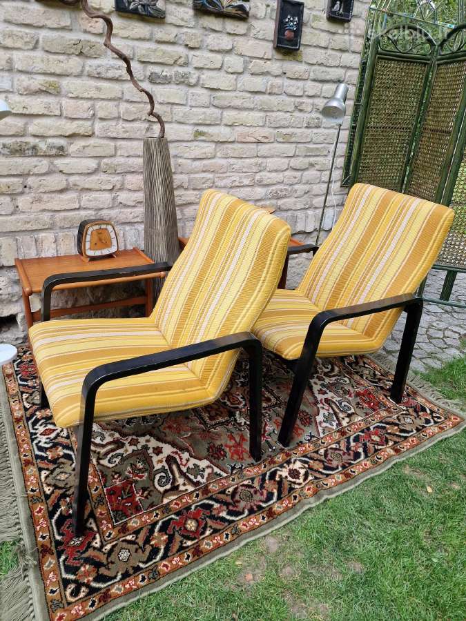Vintažinis mid century autoriniai foteliai - nuotraukos Nr. 3