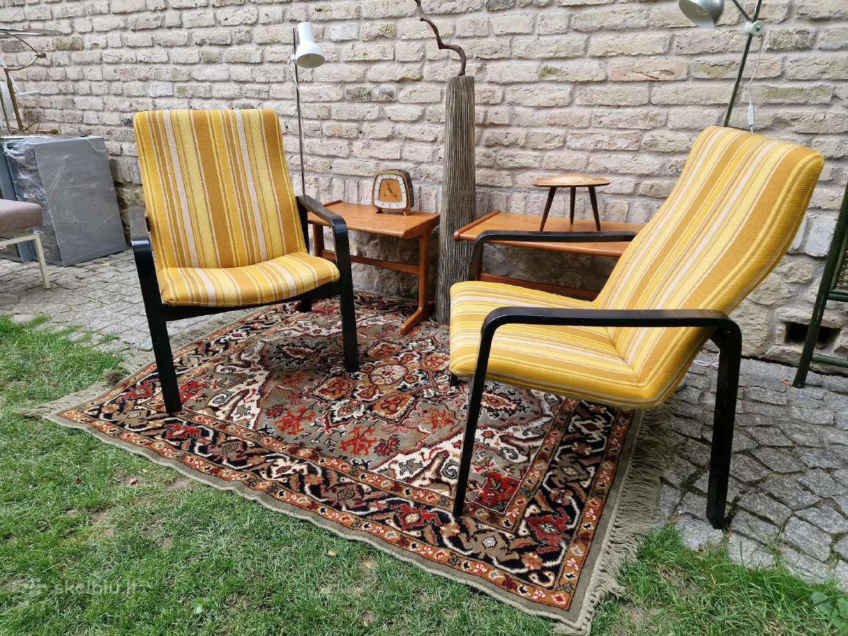 Vintažinis mid century autoriniai foteliai - nuotraukos Nr. 14