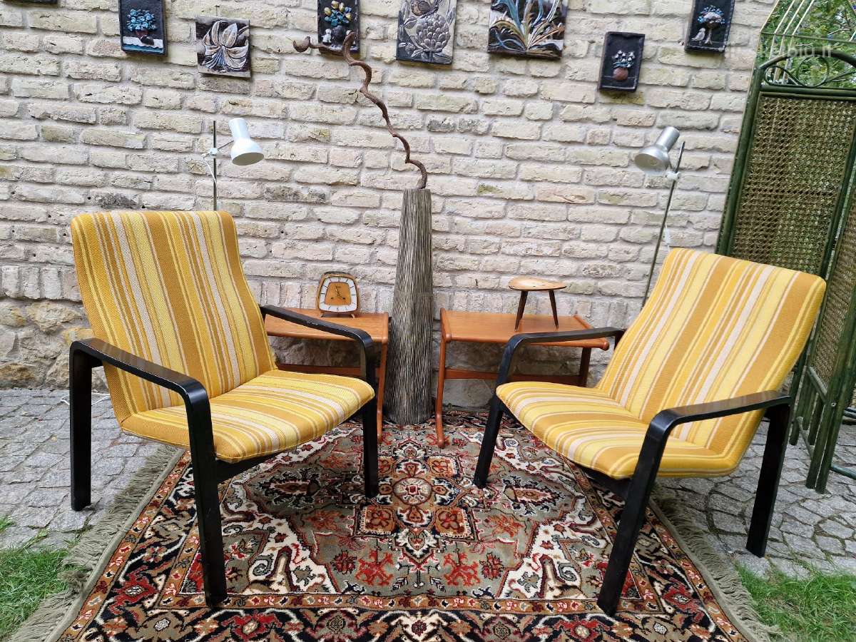 Vintažinis mid century autoriniai foteliai - nuotraukos Nr. 15