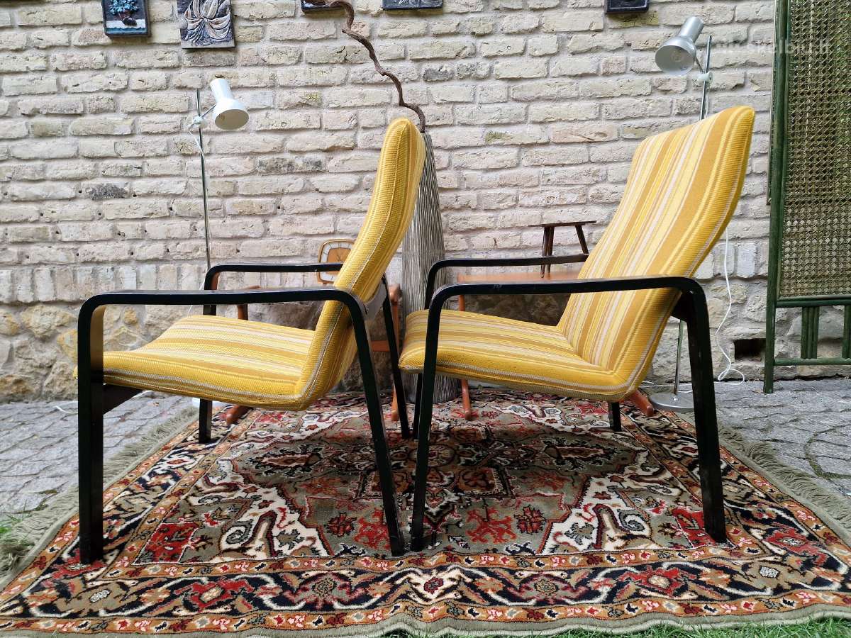 Vintažinis mid century autoriniai foteliai - nuotraukos Nr. 16