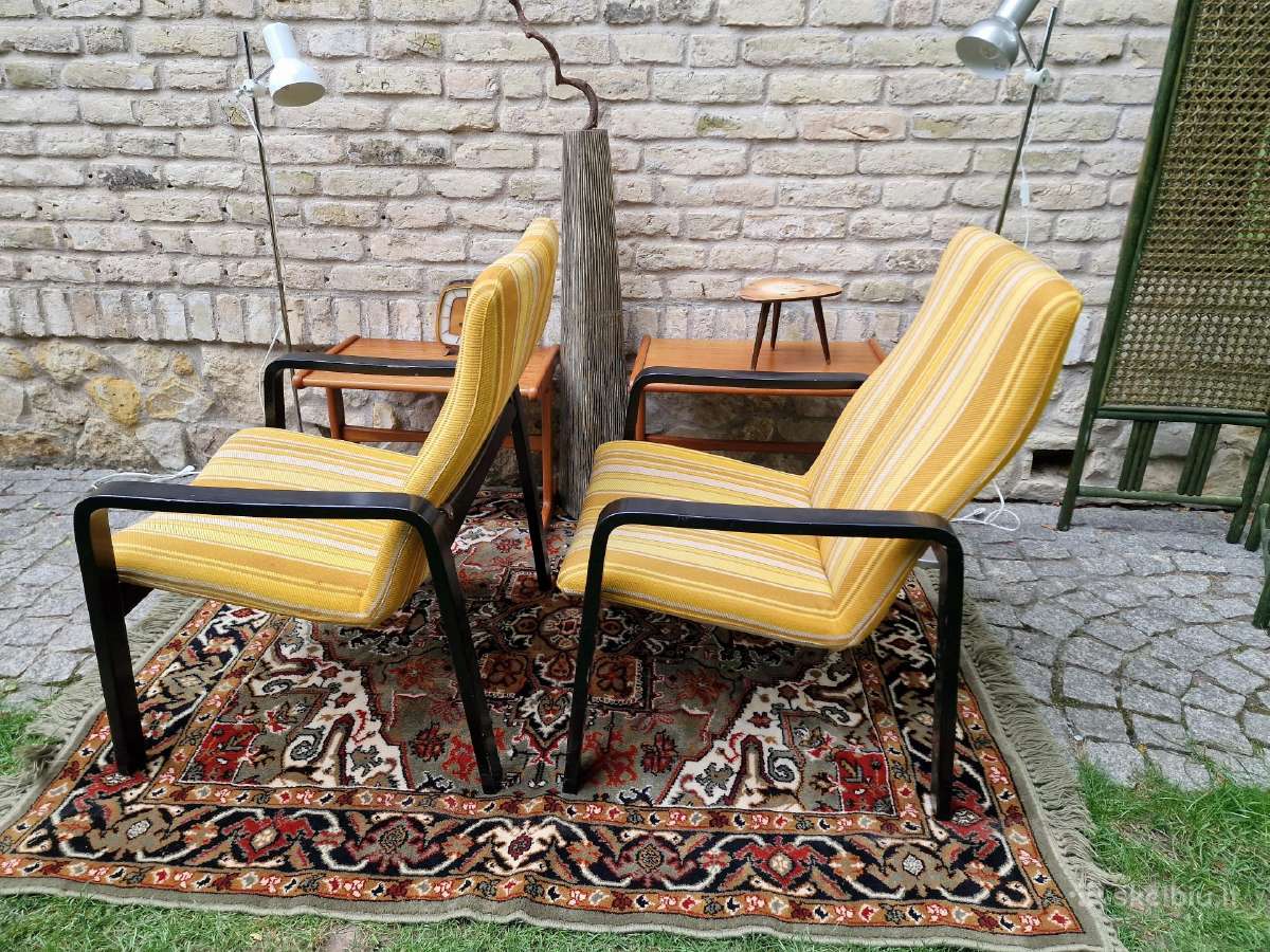 Vintažinis mid century autoriniai foteliai - nuotraukos Nr. 18