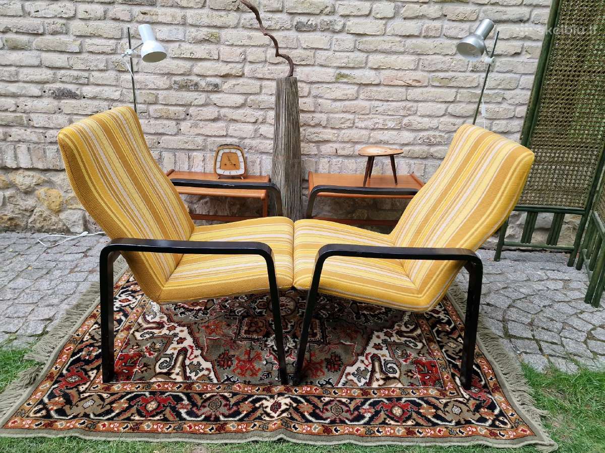 Vintažinis mid century autoriniai foteliai - nuotraukos Nr. 36
