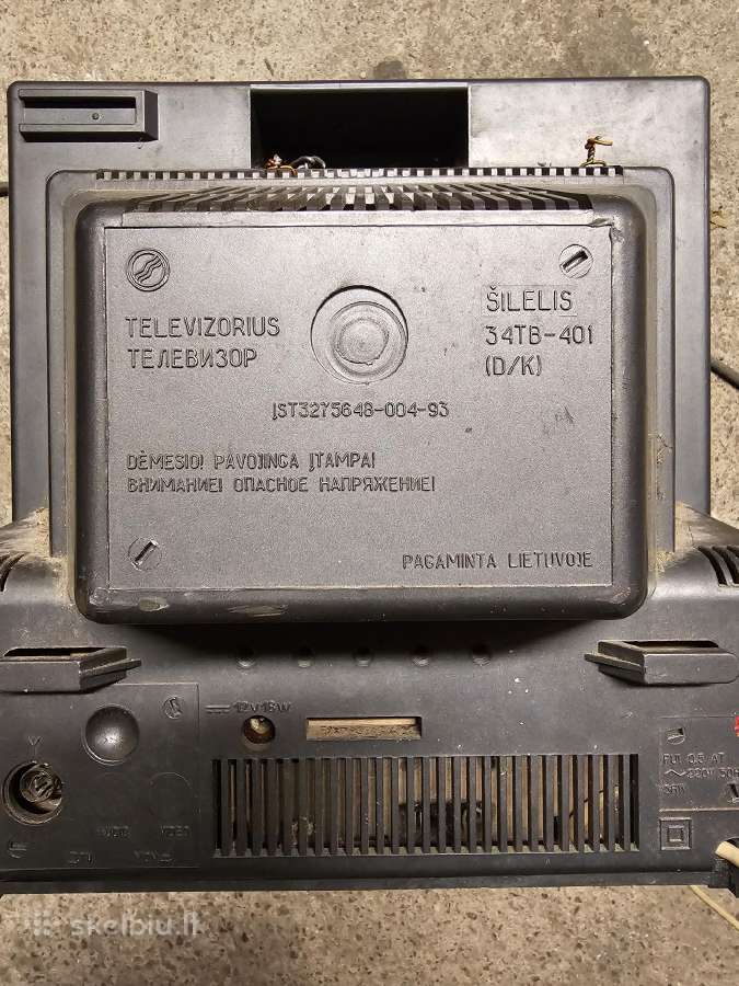 Senovinis televizorius Silelis - nuotraukos Nr. 4