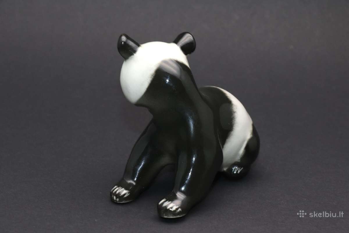 Panda porcelianas aukštis 9 cm. kaina 30 euru - nuotraukos Nr. 4