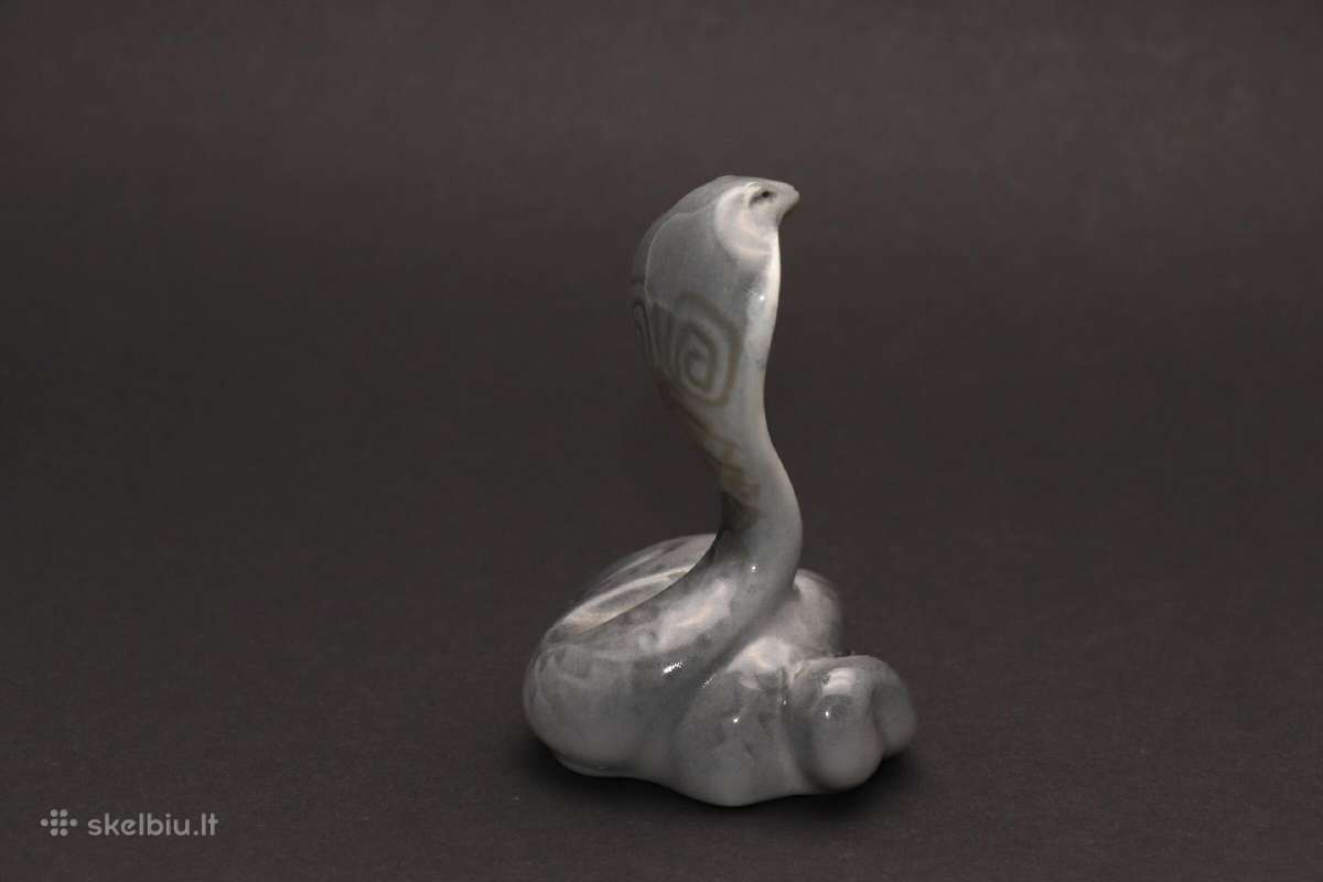 Statulėlė Kobra porcelianas aukštis 9 cm. - nuotraukos Nr. 2