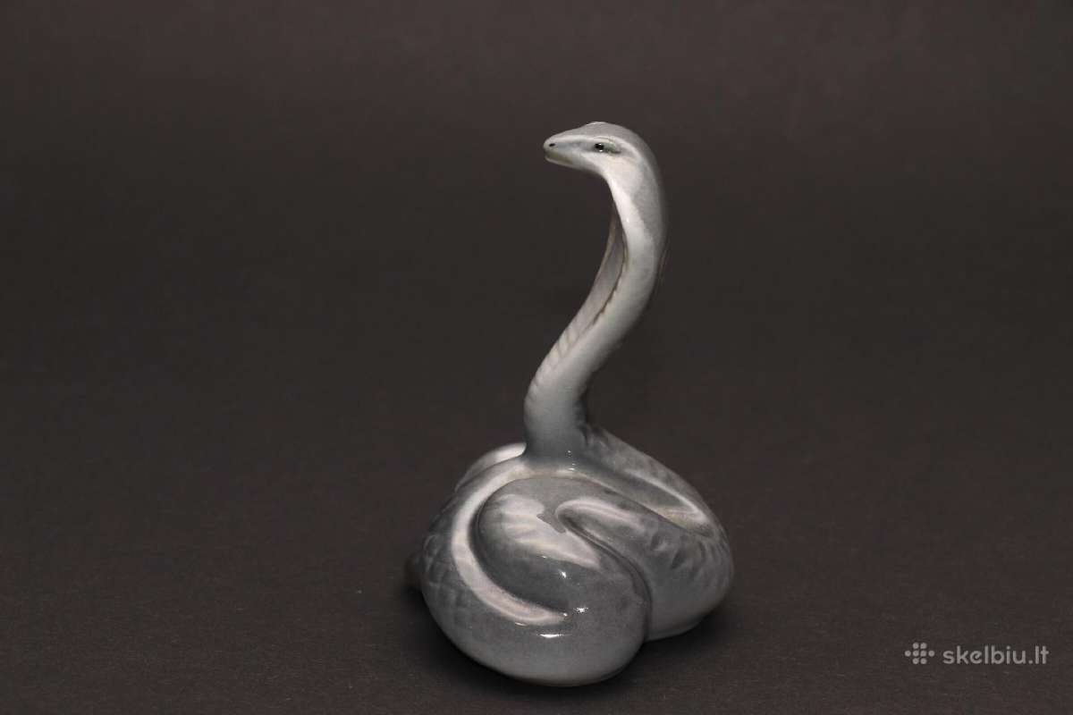 Statulėlė Kobra porcelianas aukštis 9 cm. - nuotraukos Nr. 4