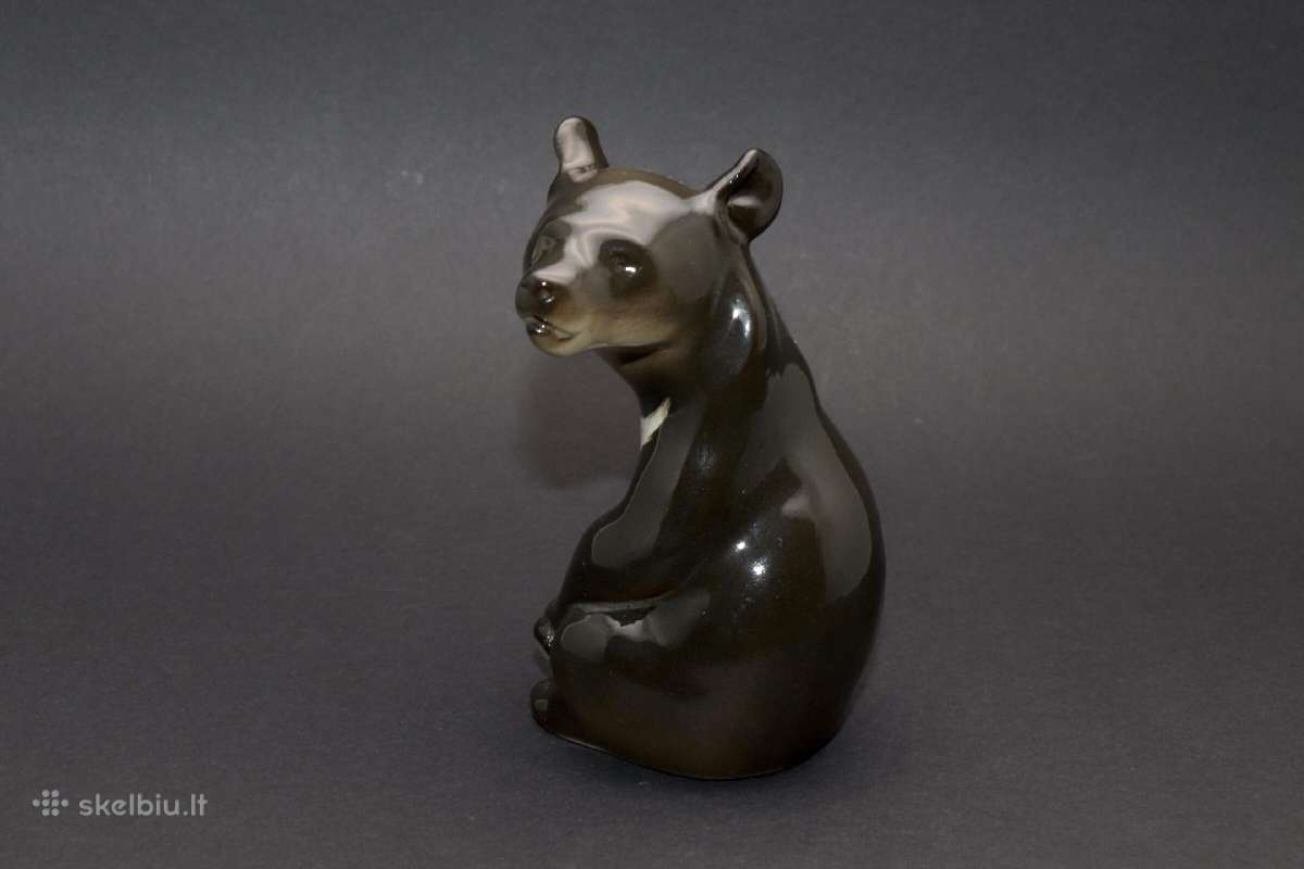 Statulėlė Meška porcelianas aukštis 14 cm. - nuotraukos Nr. 2