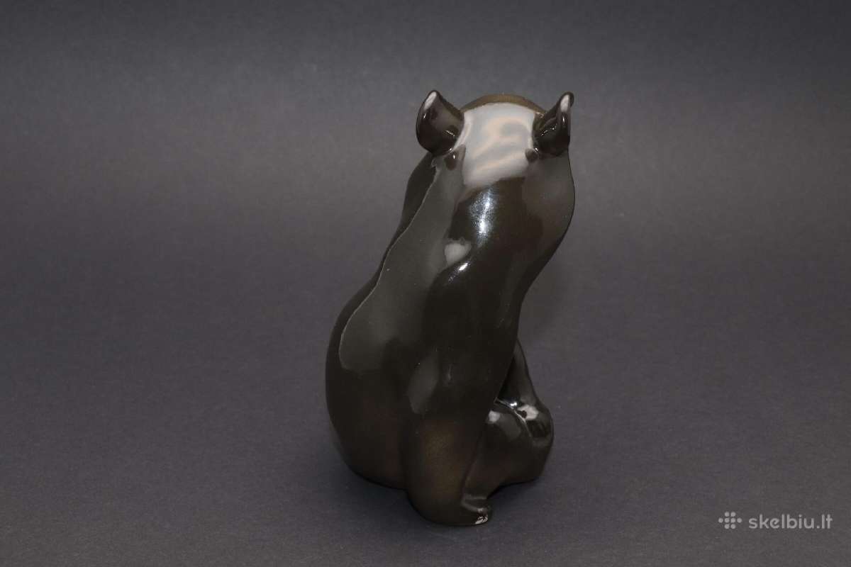 Statulėlė Meška porcelianas aukštis 14 cm. - nuotraukos Nr. 4