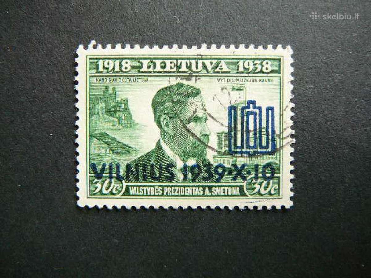 Lietuva 1939 Vilnius antsp. lit434a