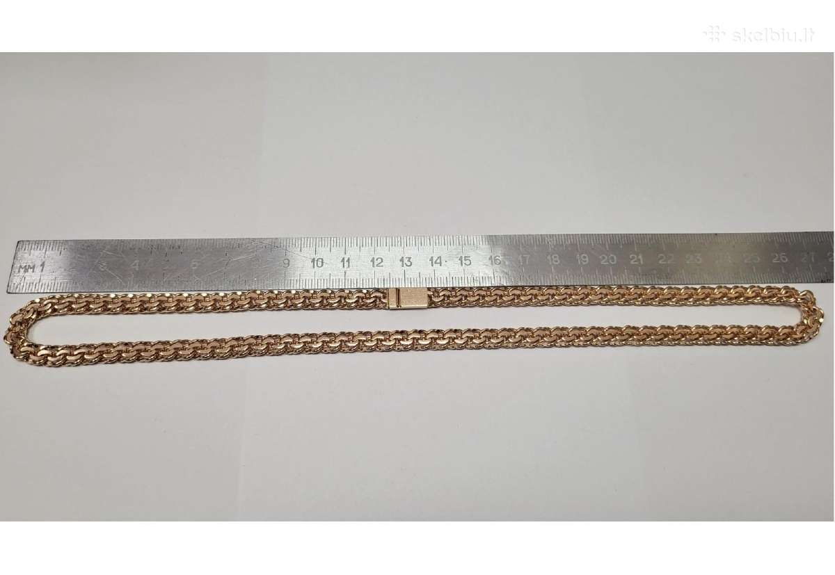 Nauja Auksinė Grandinėlė Bismark 585/37,38g/52cm