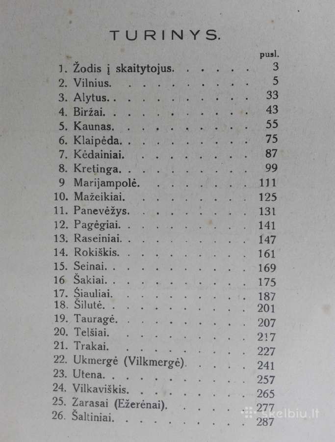 1817. Lietuvos Miestai - nuotraukos Nr. 3