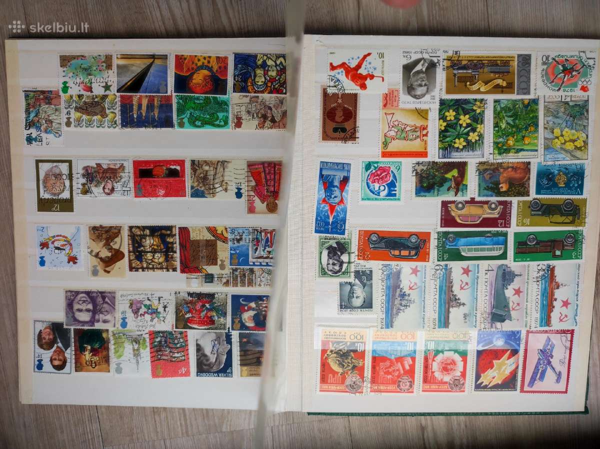 Didelis albumas su 670 pašto ženklų - nuotraukos Nr. 4