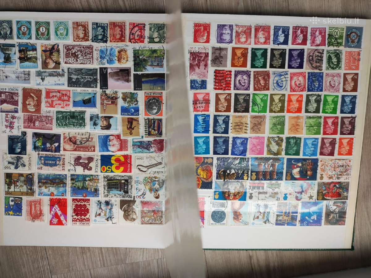 Didelis albumas su 670 pašto ženklų - nuotraukos Nr. 5