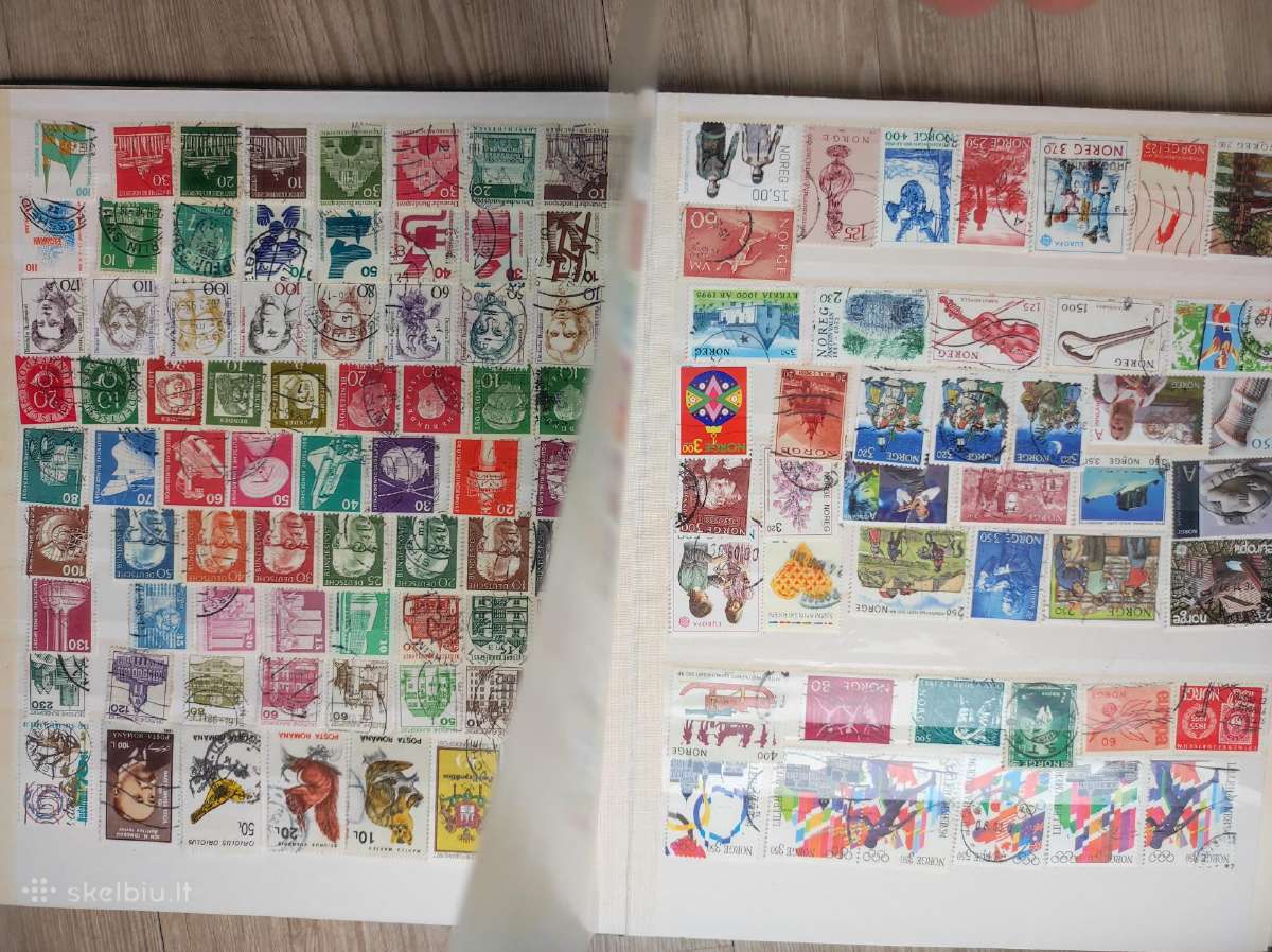Didelis albumas su 670 pašto ženklų - nuotraukos Nr. 6