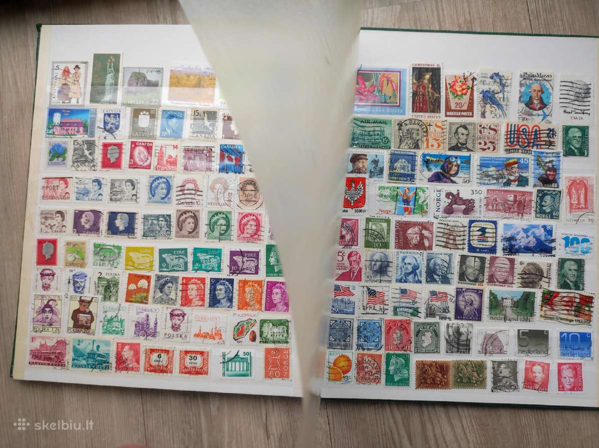 Didelis albumas su 670 pašto ženklų - nuotraukos Nr. 7