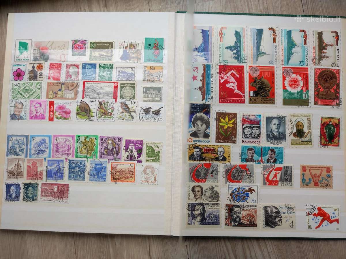 Didelis albumas su 670 pašto ženklų - nuotraukos Nr. 8