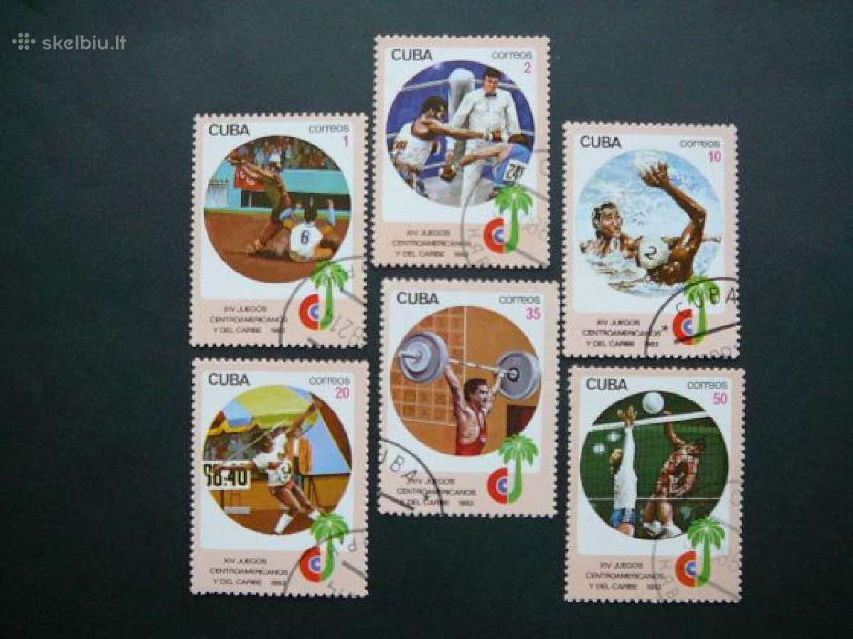 Sportas Boksas Kuba 1982 antsp. cu884
