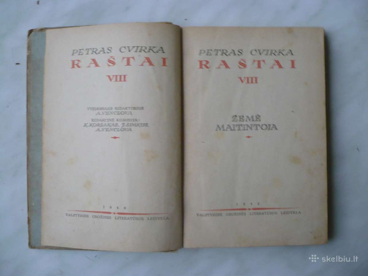 Petras Cvirka - Raštai VIII - nuotraukos Nr. 2