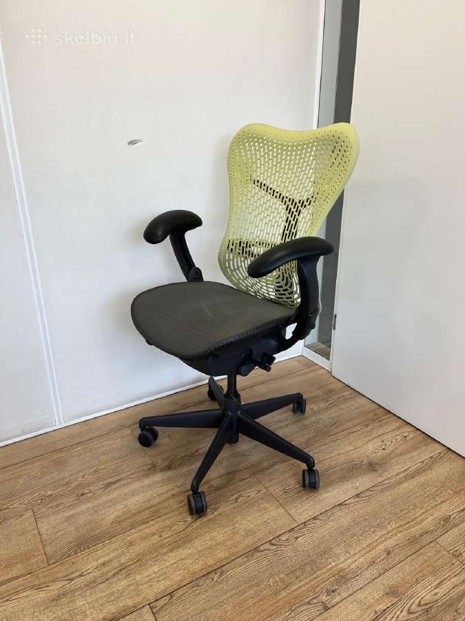 Refurbished Herman Miller Mirra Lime Yellow - nuotraukos Nr. 2