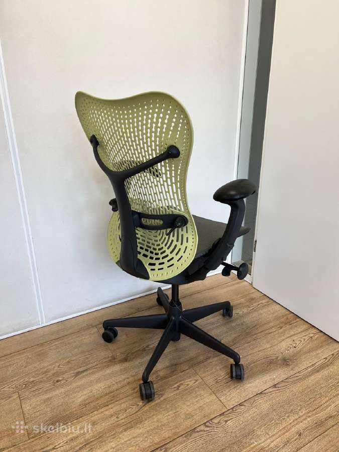 Refurbished Herman Miller Mirra Lime Yellow - nuotraukos Nr. 4
