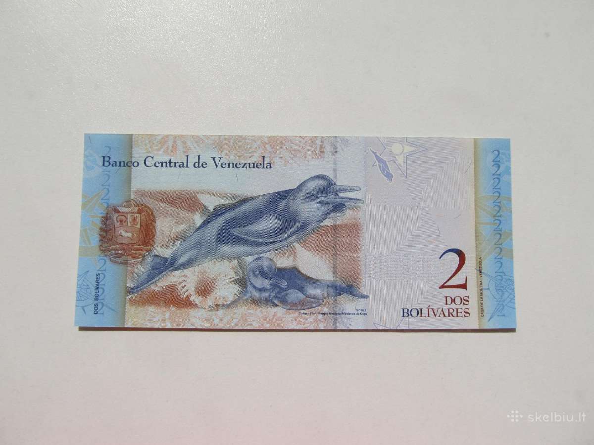 2 bolivarai , Venesuela , 2007 unc - nuotraukos Nr. 2