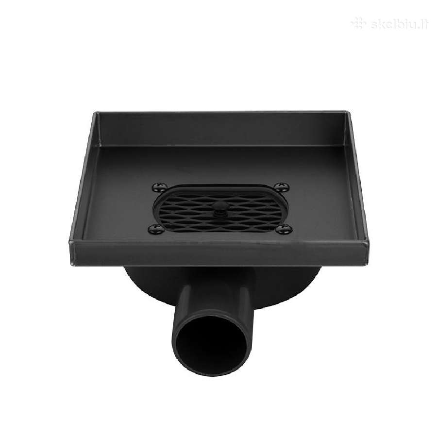 Kvadratinis Trapas Dl 360 2in1 10x10cm Sausas Blac - nuotraukos Nr. 2