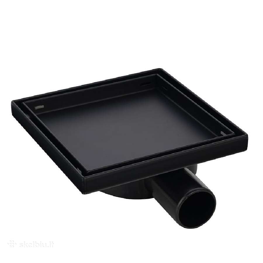 Kvadratinis Trapas Dl 360 2in1 10x10cm Sausas Blac - nuotraukos Nr. 3