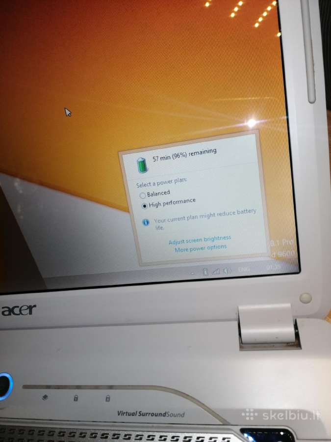 Parduodu Acer Aspire 5920 Atnaujinta - nuotraukos Nr. 13