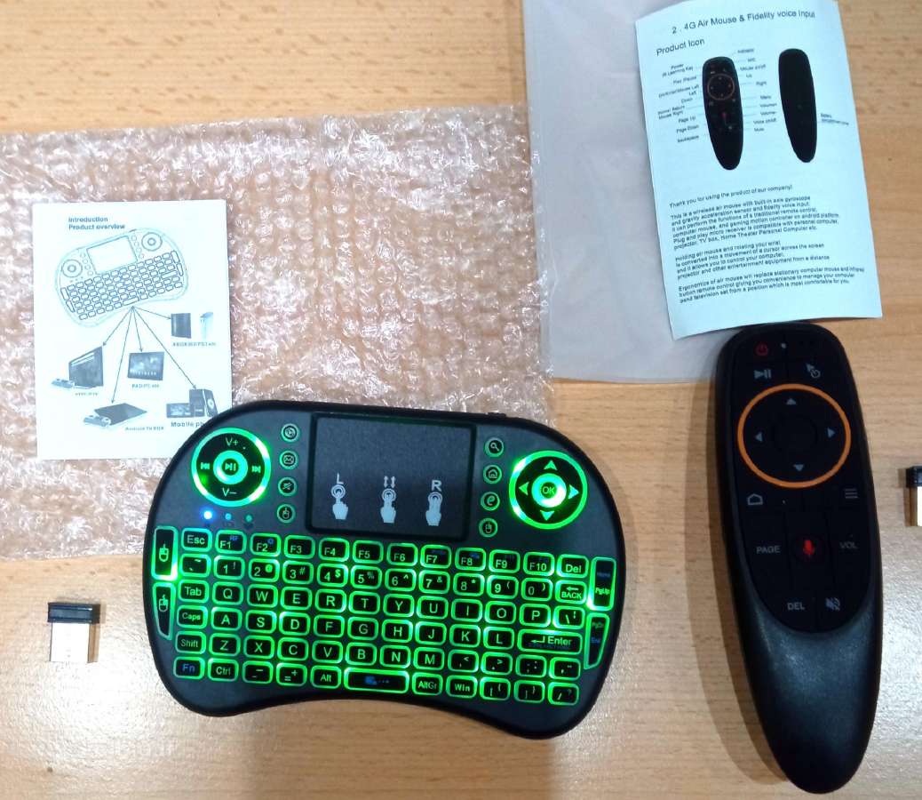 Mini klaviatūra ir Air Mouse G10s pultas - nuotraukos Nr. 2