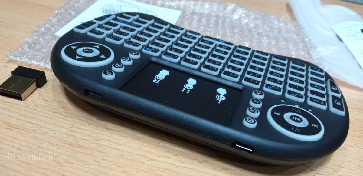 Mini klaviatūra ir Air Mouse G10s pultas - nuotraukos Nr. 3