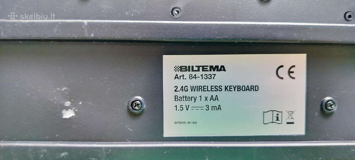 Pc klaviatūra.