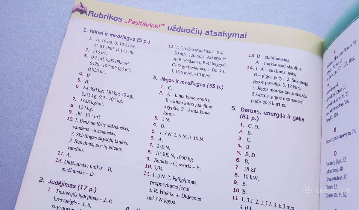 Fizikos vadovėlis Spektras 8 - nuotraukos Nr. 4