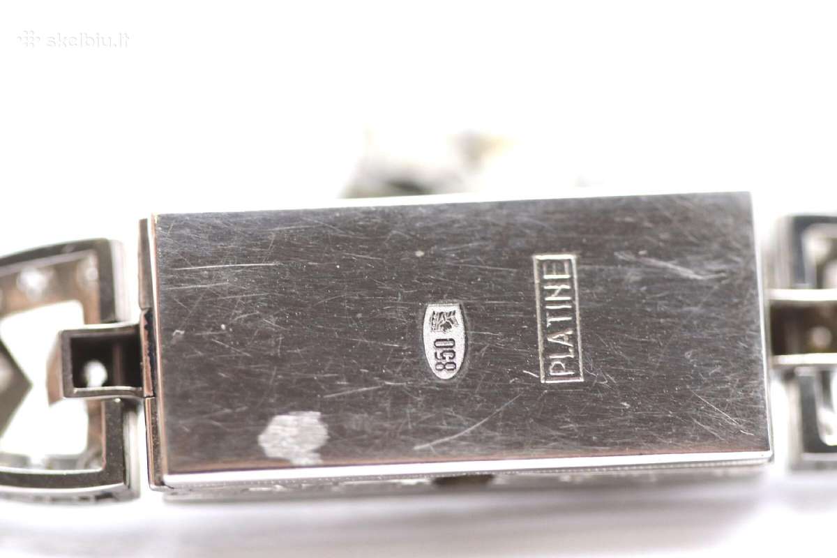 Laikrodis su deimantais iš platinos 850 prabos - nuotraukos Nr. 3