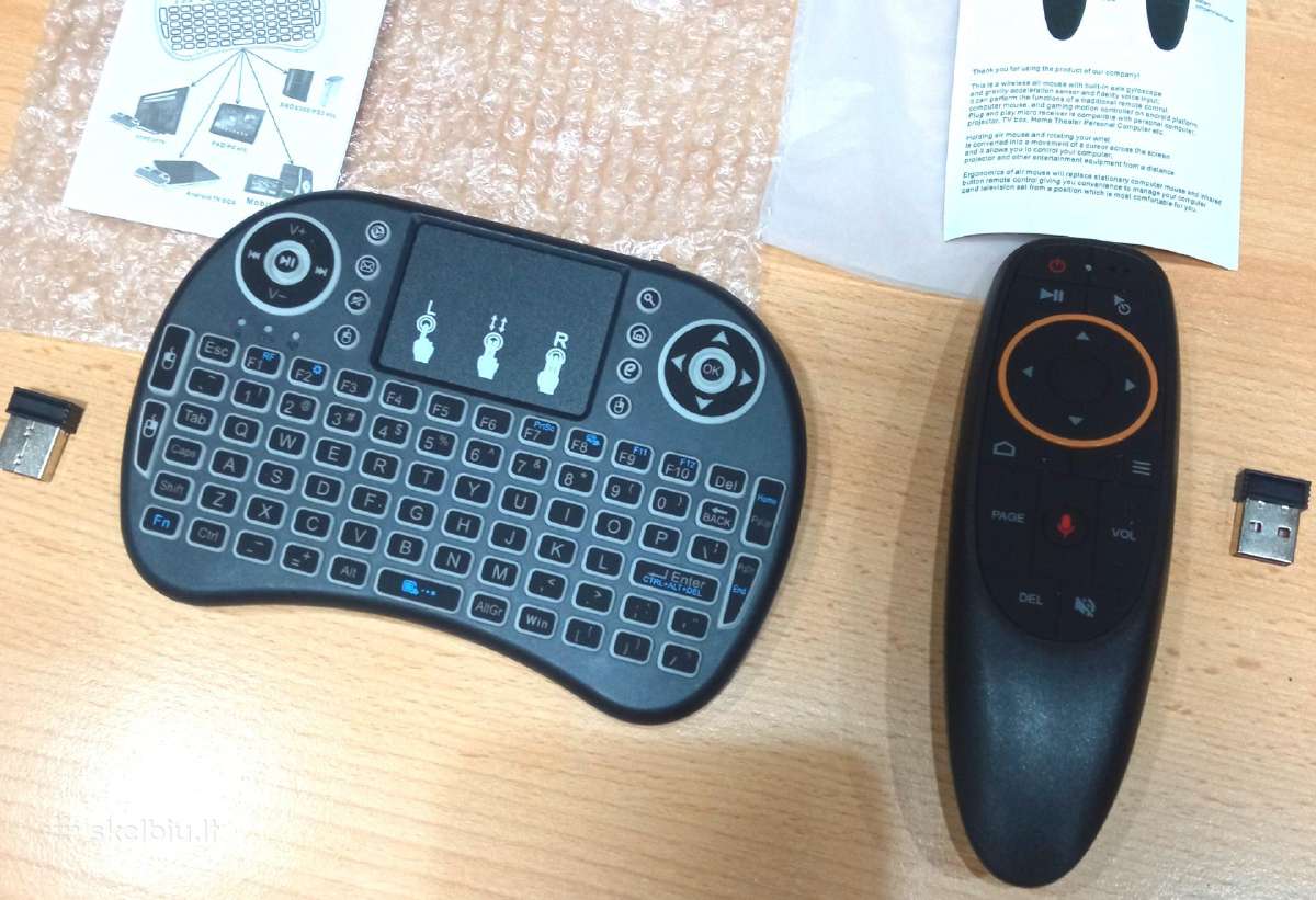 Mini klaviatūra ir Air Mouse G10s pultas - nuotraukos Nr. 4