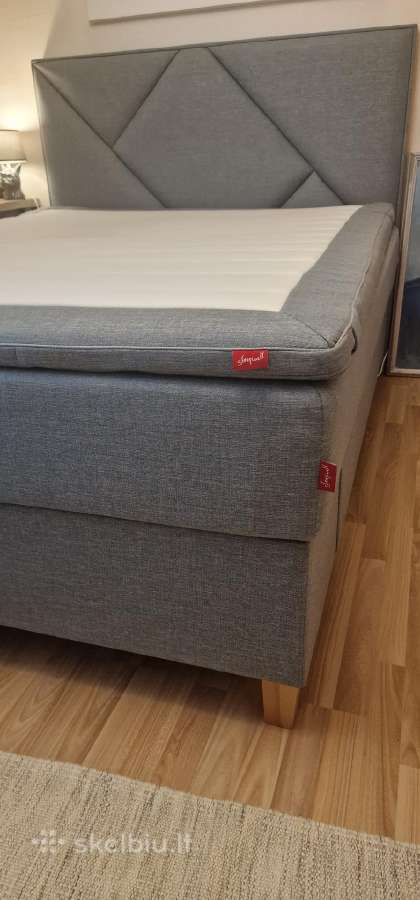 Sleepwell black continental lova 160x200 - nuotraukos Nr. 5