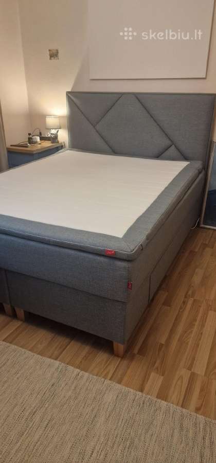 Sleepwell black continental lova 160x200 - nuotraukos Nr. 6