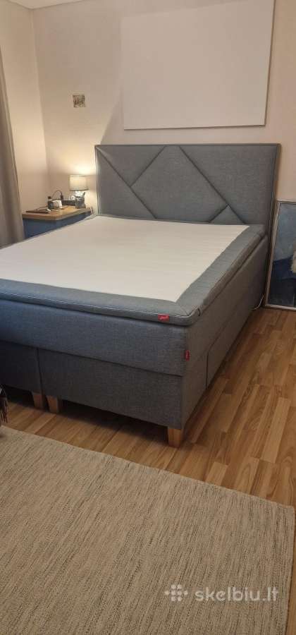 Sleepwell black continental lova 160x200 - nuotraukos Nr. 7