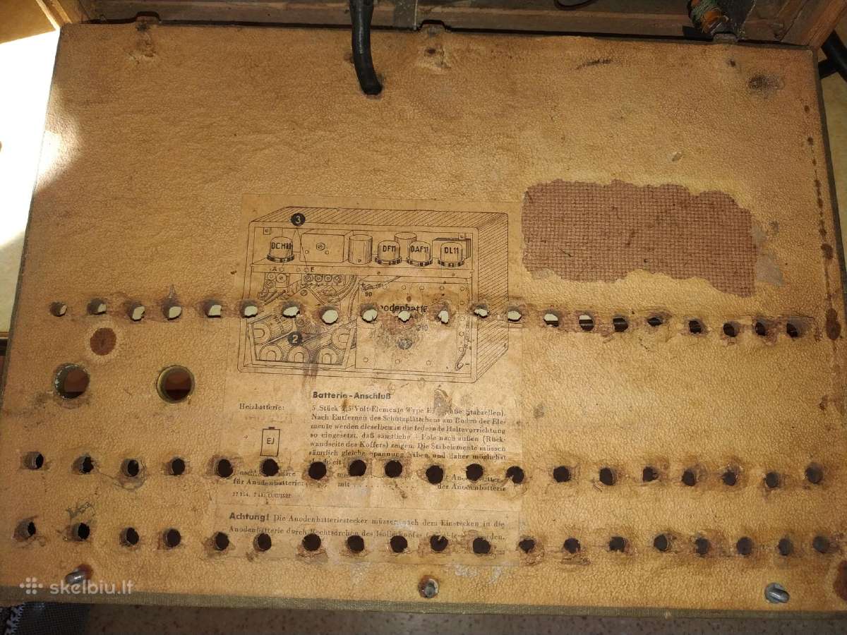 Nora Radio Ssk 41 Pagaminta 1941-1943m - nuotraukos Nr. 4