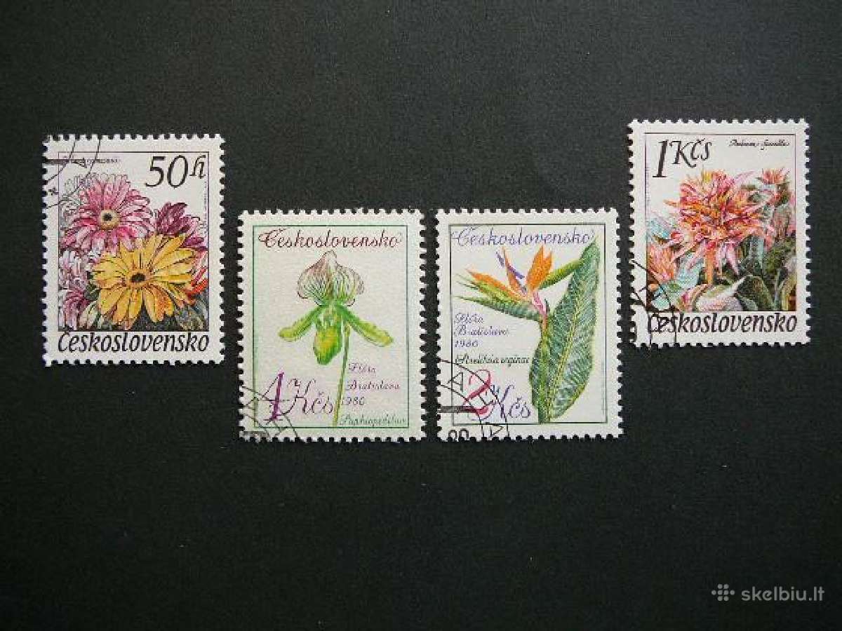 Flora Geles Cekoslovakija 1980 antsp. cks63