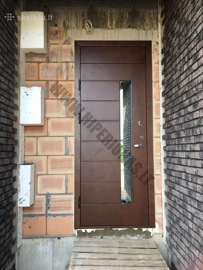Šiltos lauko dazytos durys Vilniuje K = 0,77 W/m2 - nuotraukos Nr. 12