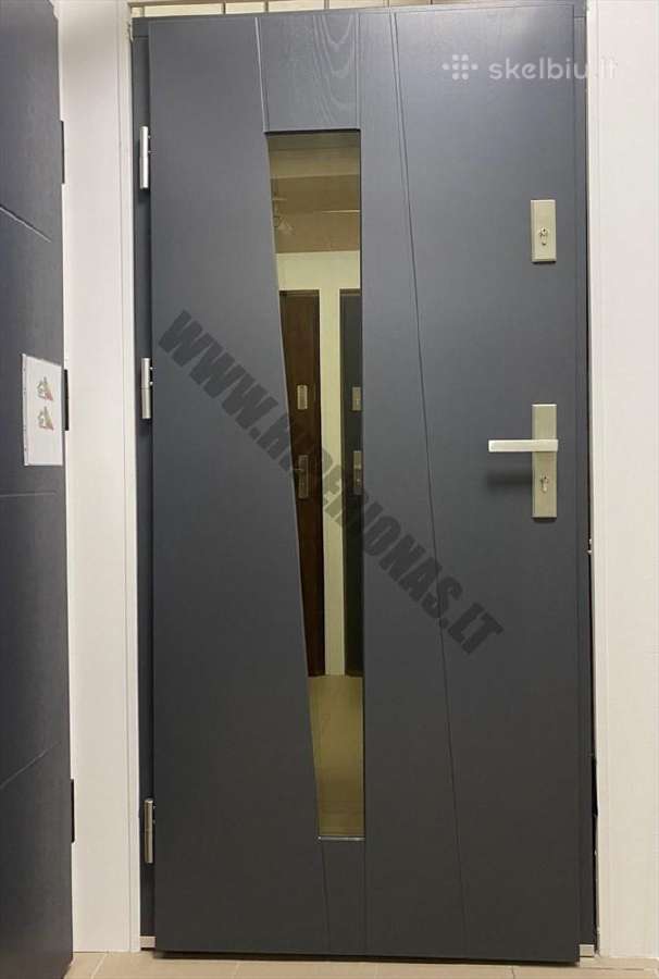 Šiltos lauko dazytos durys Vilniuje K = 0,77 W/m2 - nuotraukos Nr. 13