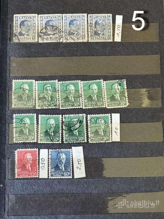 2 Pašto ženklų albumai Nr4 + Nr5 - nuotraukos Nr. 4