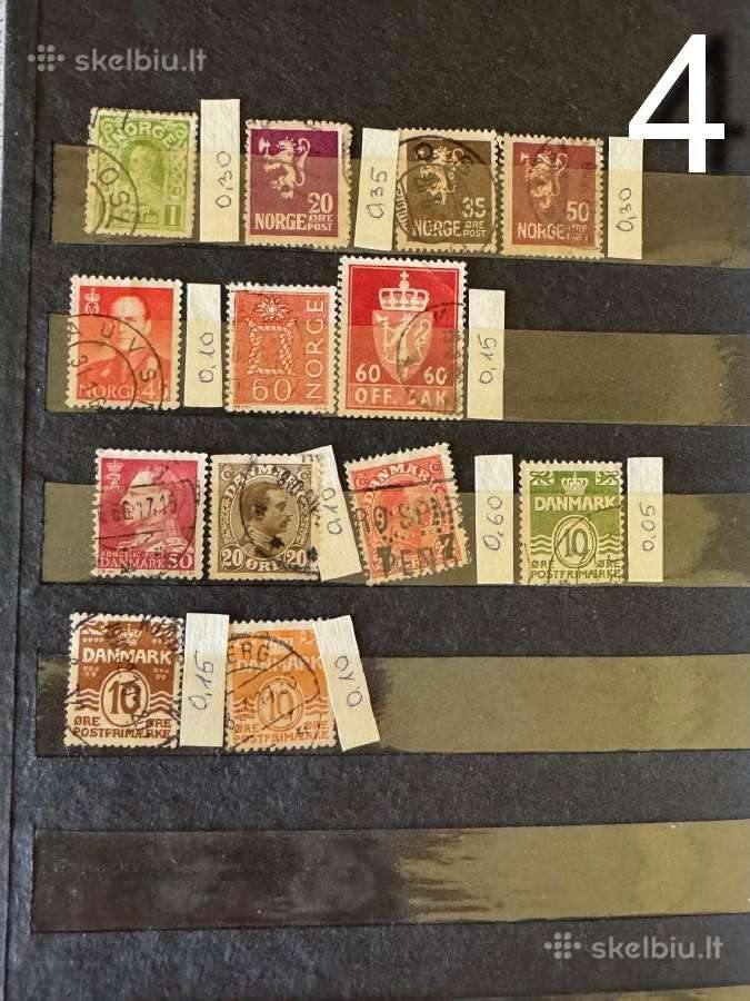 2 Pašto ženklų albumai Nr4 + Nr5 - nuotraukos Nr. 6