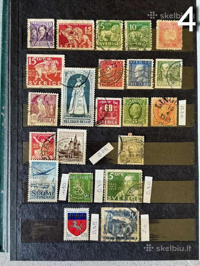 2 Pašto ženklų albumai Nr4 + Nr5 - nuotraukos Nr. 8