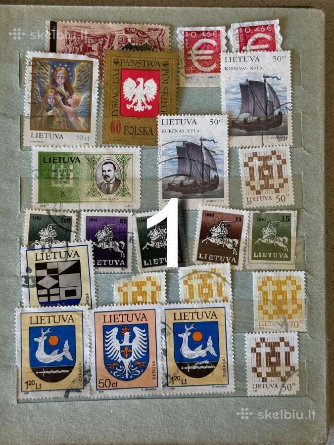 2 Pašto ženklų albumai Nr1+nr2 - nuotraukos Nr. 5