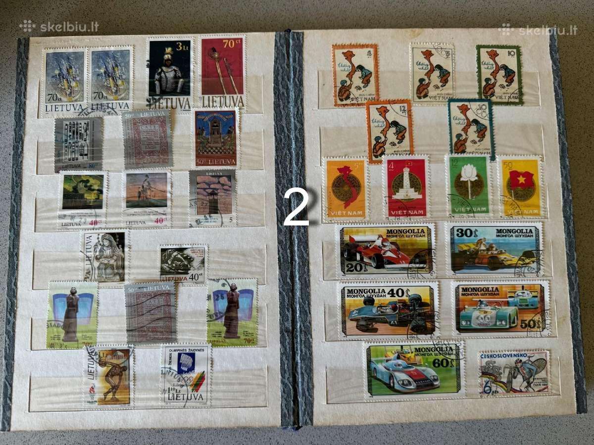 2 Pašto ženklų albumai Nr1+nr2 - nuotraukos Nr. 10