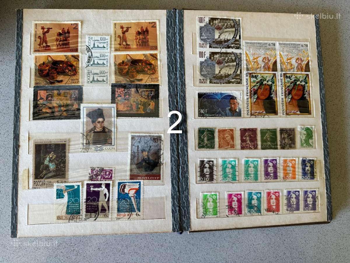 2 Pašto ženklų albumai Nr1+nr2 - nuotraukos Nr. 13