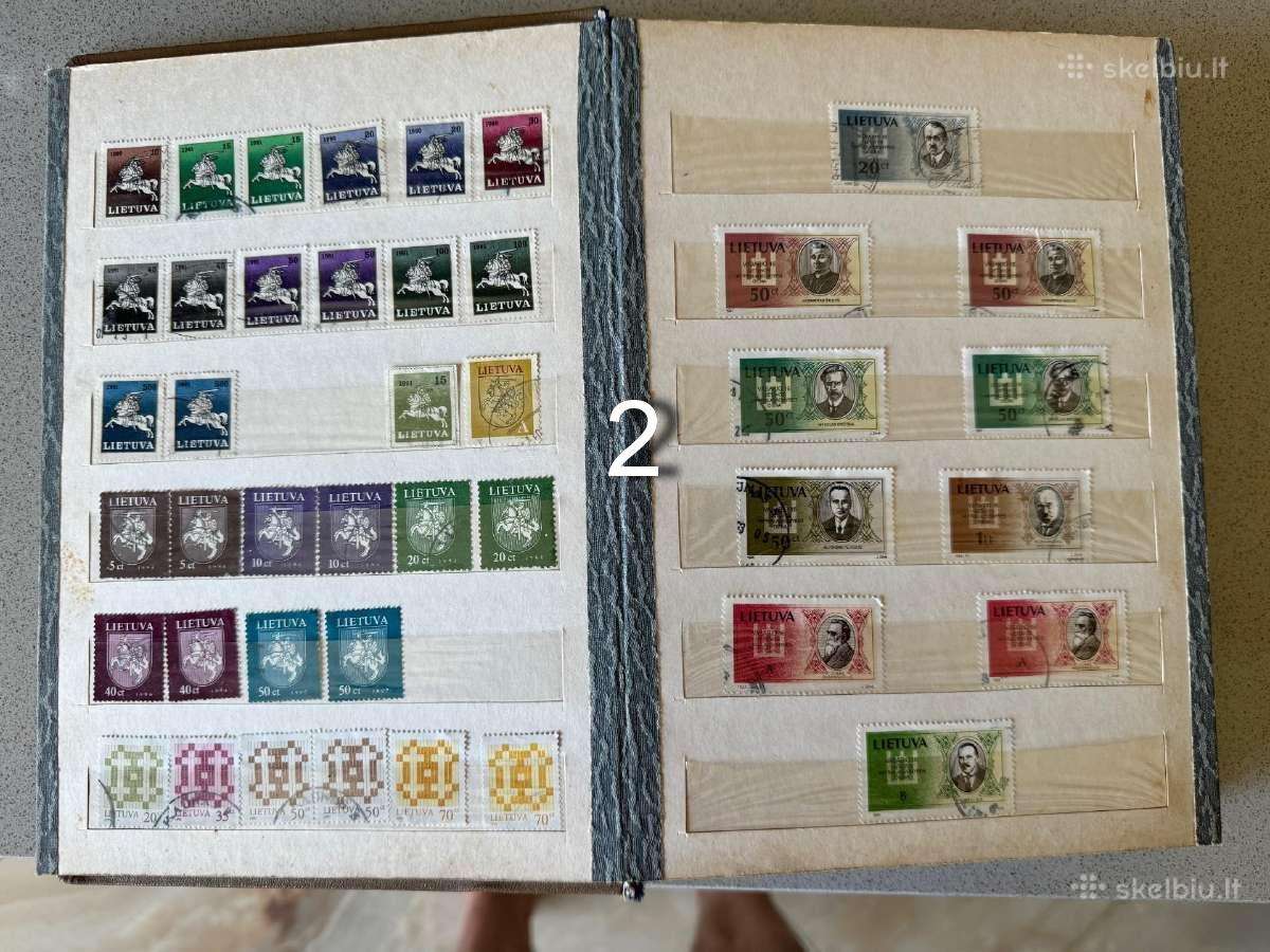 2 Pašto ženklų albumai Nr1+nr2 - nuotraukos Nr. 17