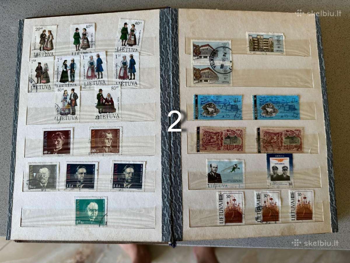2 Pašto ženklų albumai Nr1+nr2 - nuotraukos Nr. 19